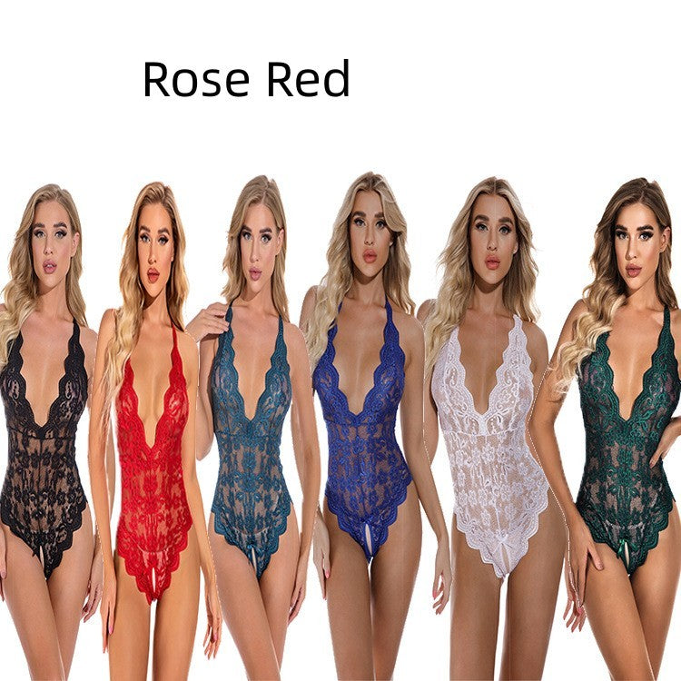 Laced Lingerie For Women Rose Red