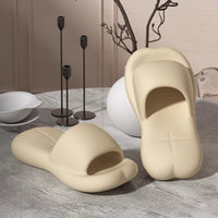 Air Cushion Eva Slippers For unisex White