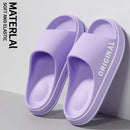 Women Letter Slippers Purple 40-41