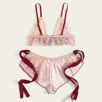 Silk Plus Size Lingerie Sleep Set