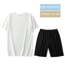 Home Wear Short Sleeve Shorts Suit Pajamas