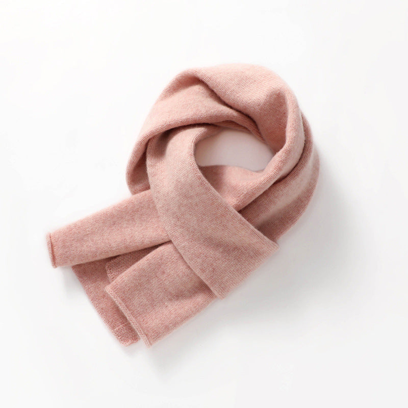 Cashmere Scarf - Wool Flesh Pink 150x26