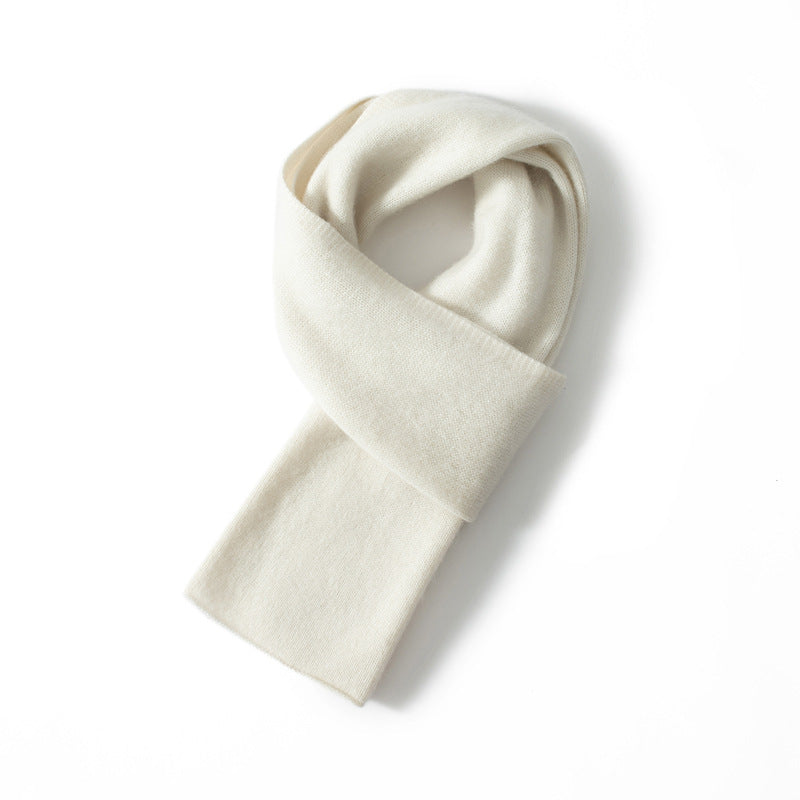 Cashmere Scarf - Wool White 150x26