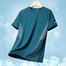 T-shirt Silk Thin for Men Green M(40 kg-50 kg)