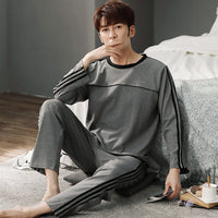 Pajamas Men's Cotton Long Sleeve NXF89301