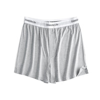 Men's Loose Home Short Pajamas Head Siping Corner Titanium ash