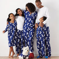 Casual Printed Two-piece Pajamas, Parent-Child Wear