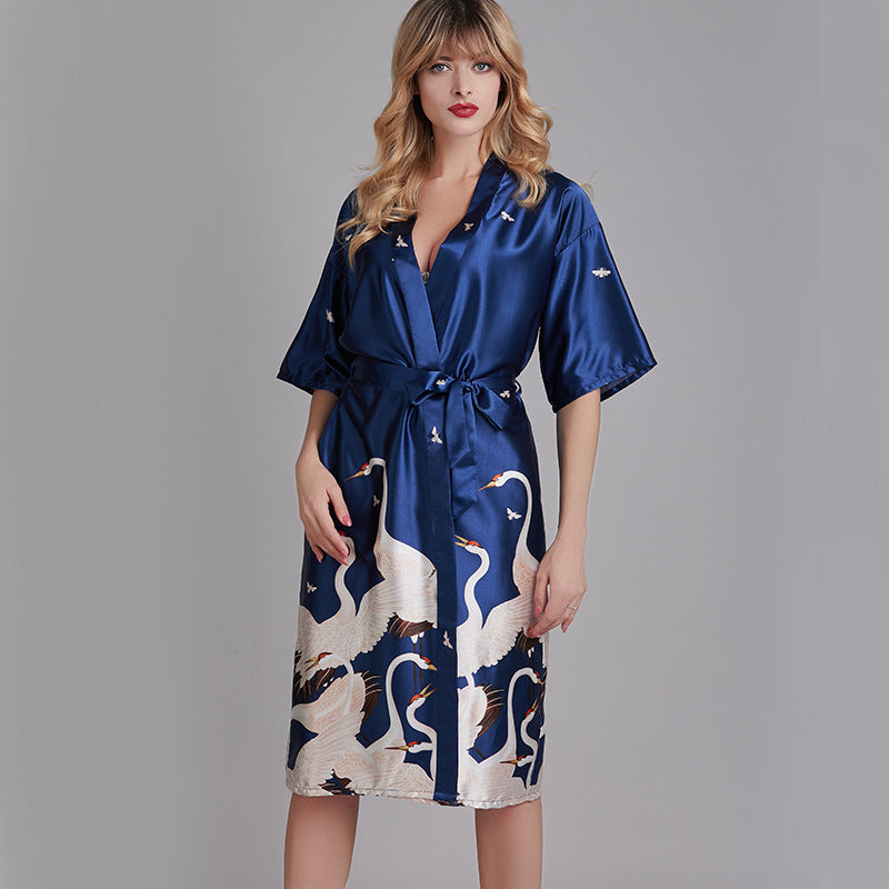 Luxury Bridal Party Silk Robes For Women