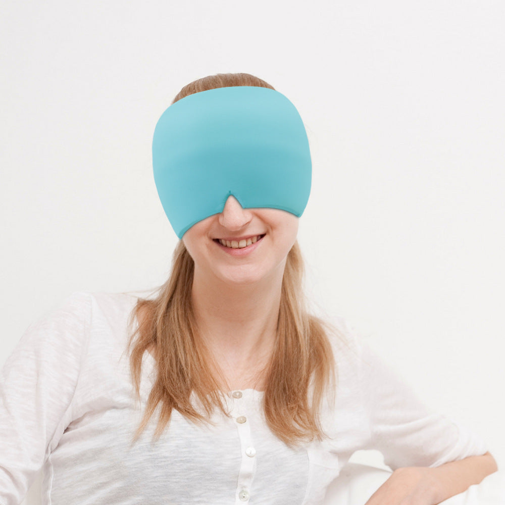 Ice Headache Relief Gel Eye Mask Sky Blue