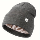 Knitted Wool Hat Gray