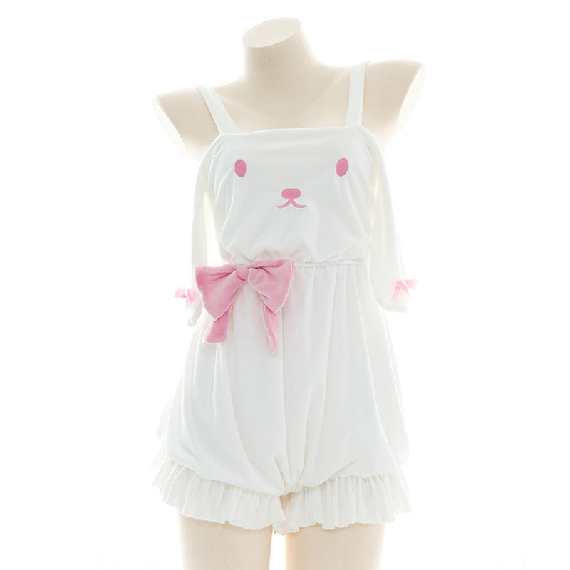 Women's Fashionable Plush Rabbit Pyjamas