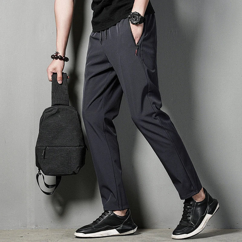 men's casual pants slim fit