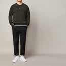 Men's Imitation Cashmere Embroidered Thick Sweater