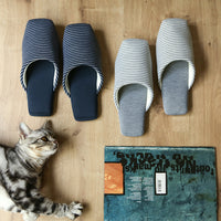 Striped Soft Bottom Bedroom Slippers