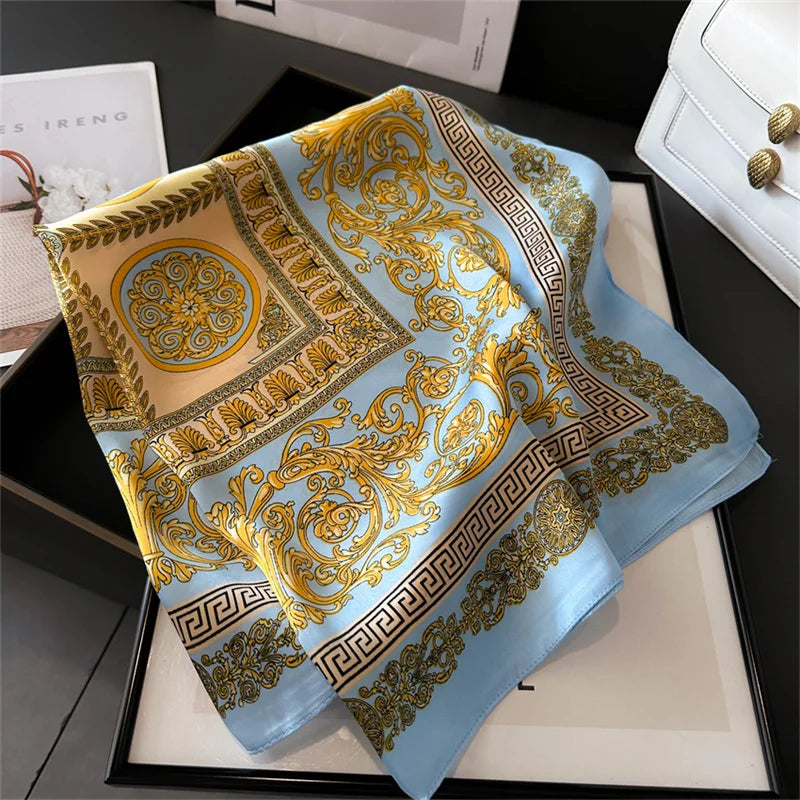 New Fashion Printed Women's Scarf JNC694-03 70X70cm