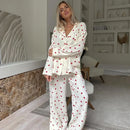 Women's Love Print Cotton Pyjamas