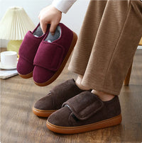 Large Opening Warm Cotton Slippers Bag Heel For