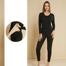 Cashmere Thermal Underwear Suit Womens black