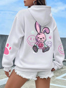 Casual Printed Female Hoodies