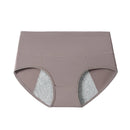 High Waist Cotton Women's Panties Leak Proof Coffee 1pc M (35-45kg)