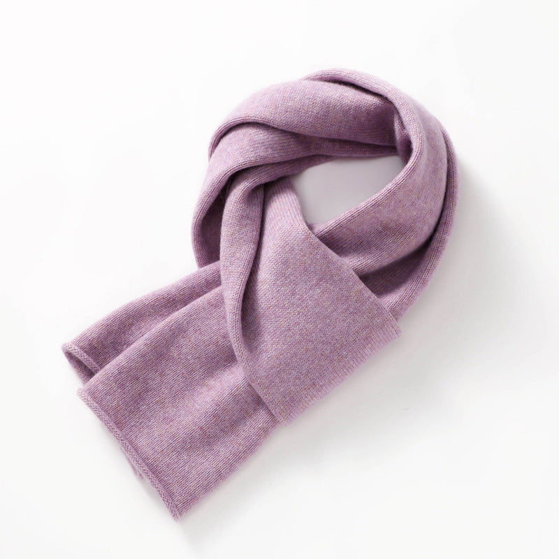 Cashmere Scarf - Wool Purple 150x26