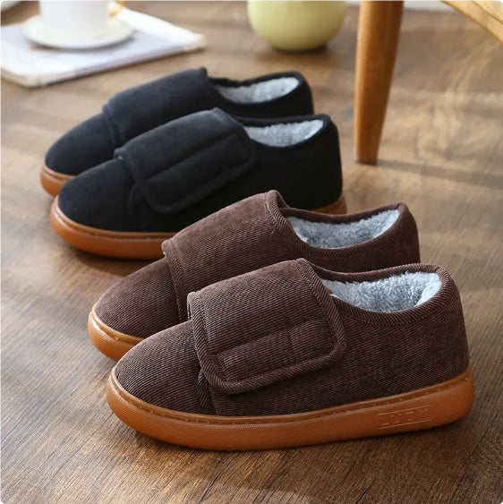 Large Opening Warm Cotton Slippers Bag Heel For