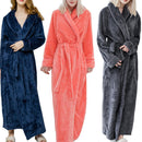 Unisex Winter Fleece Bath Robe