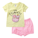 Baby Two-piece Short-sleeved Children's Clothing 5style