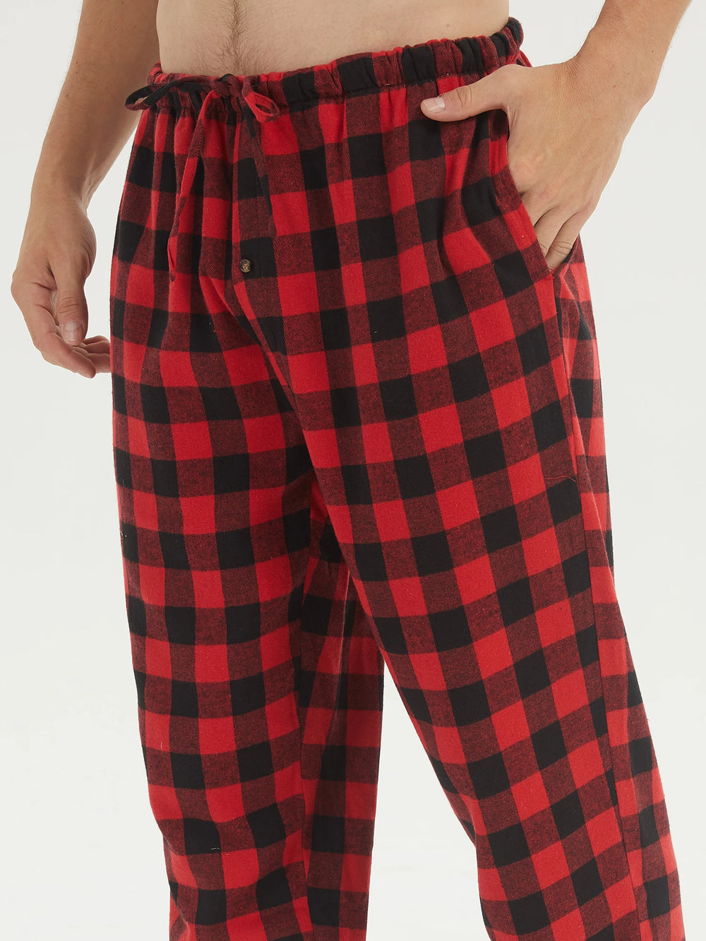 Mens Flannel Pajama Sets