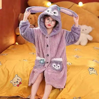 Kuromi Cinnamoroll Kids Pajamas D 160 150-160CM