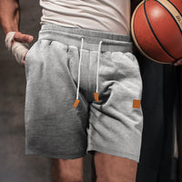 Shorts Loose Casual Shorts Light Gray