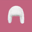 Sweet Cute Rabbit Ears Plush Bonnet For Children Rabbit Ear Plush Hat White M