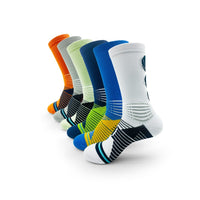 6 Pairs Of Breathable Calf Socks