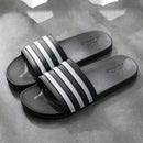 White Stripes Bathroom Slippers 2090Black