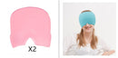 Ice Headache Relief Gel Eye Mask 2Pink1Sky blue