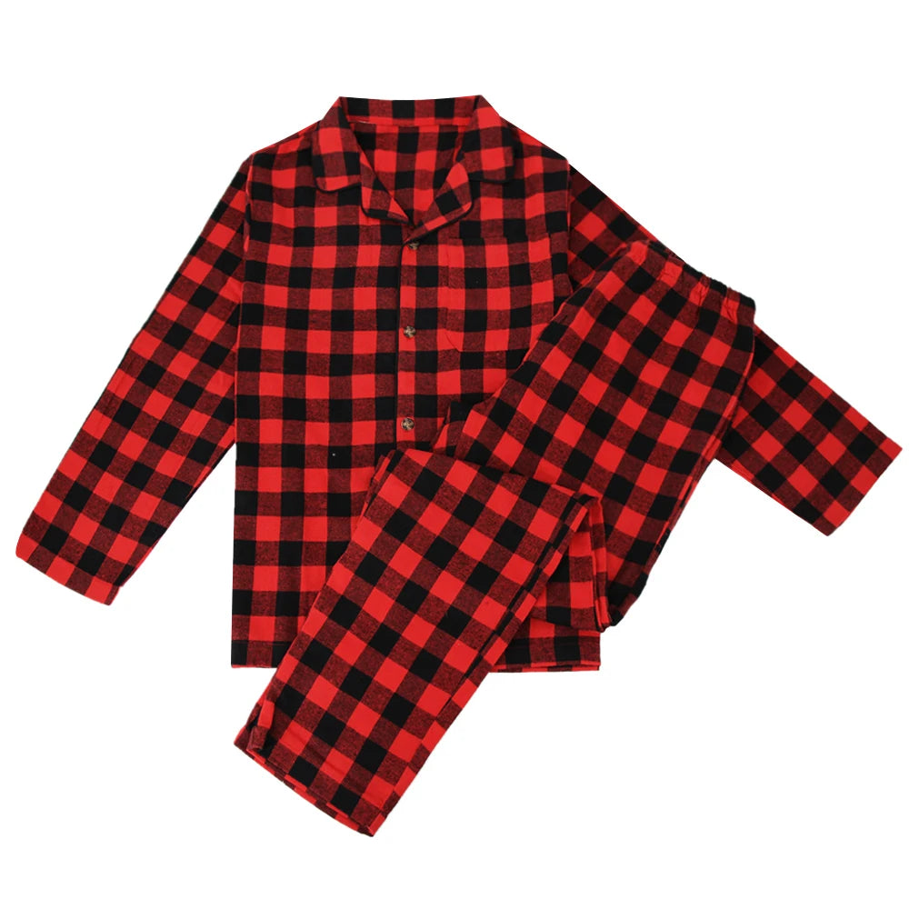 Mens Flannel Pajama Sets