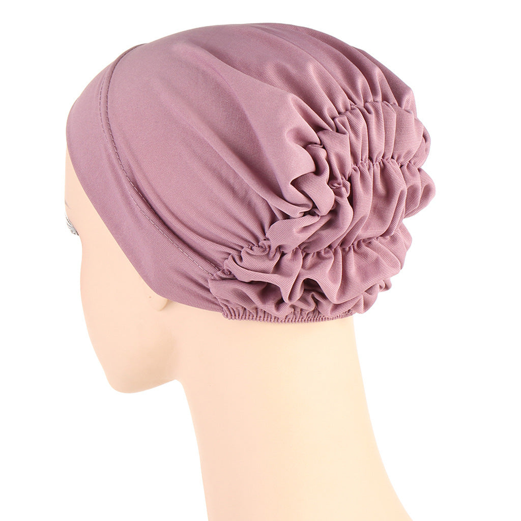 New Multicolor Back Elastic Hat Skin purple