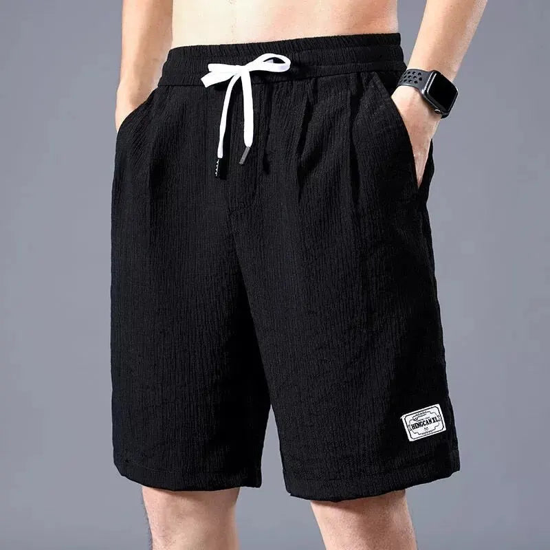 Silk Shorts -Trend Casual black XL59-65KG