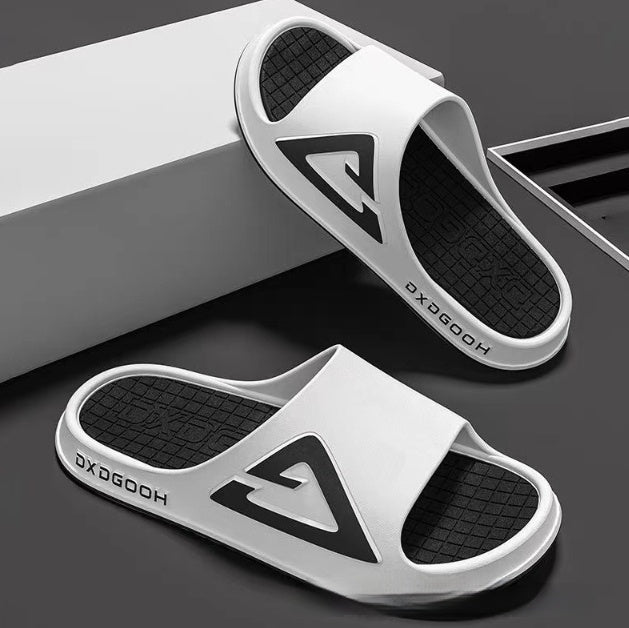 Flip-Flops Outdoor Non-slip Slip Slip-on Slippers White