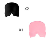 Ice Headache Relief Gel Eye Mask 2Black1Pink