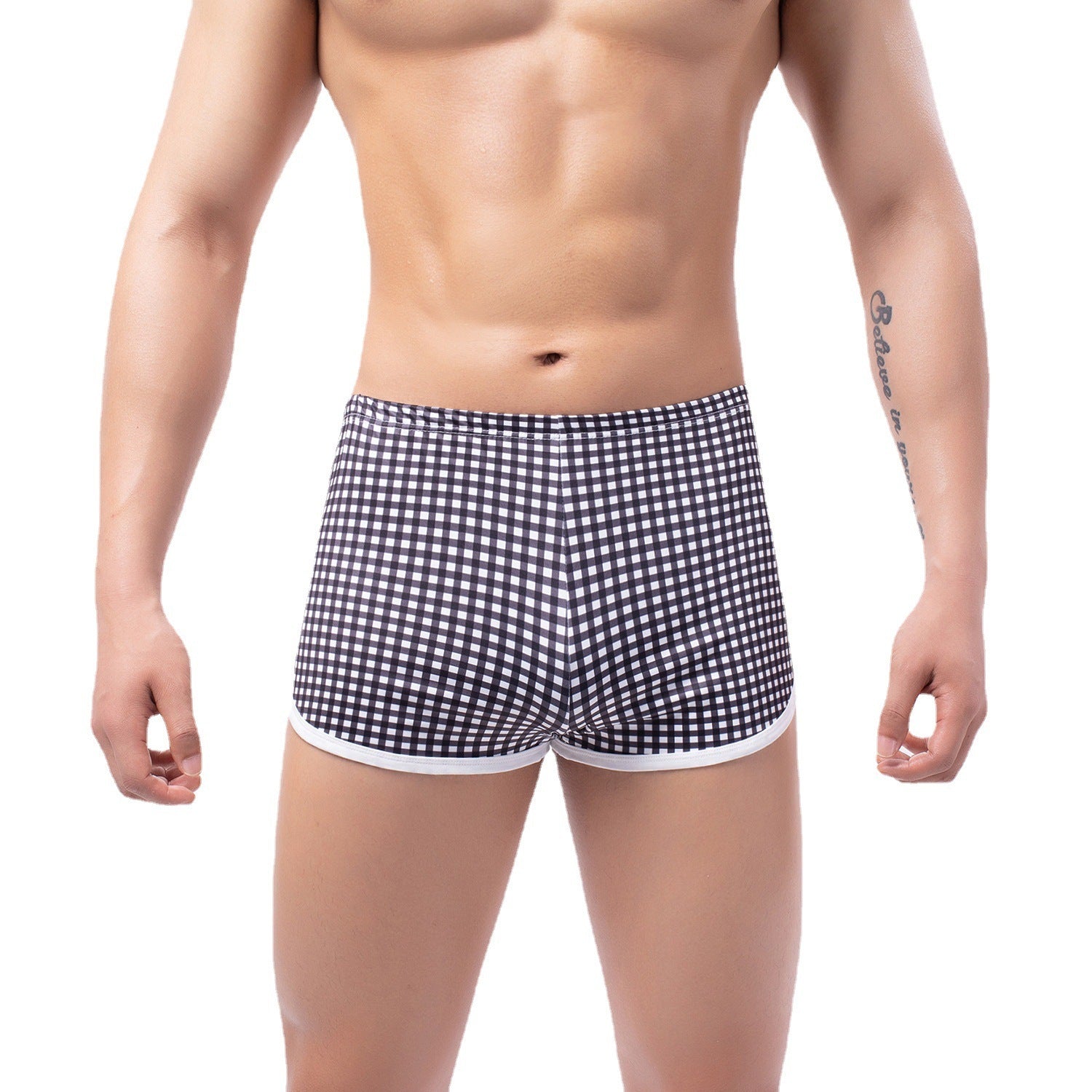 Men's Mid Waist Leisure Pajamas Boxers