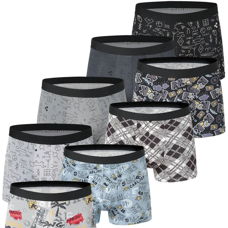 4-piece men's printed underwear