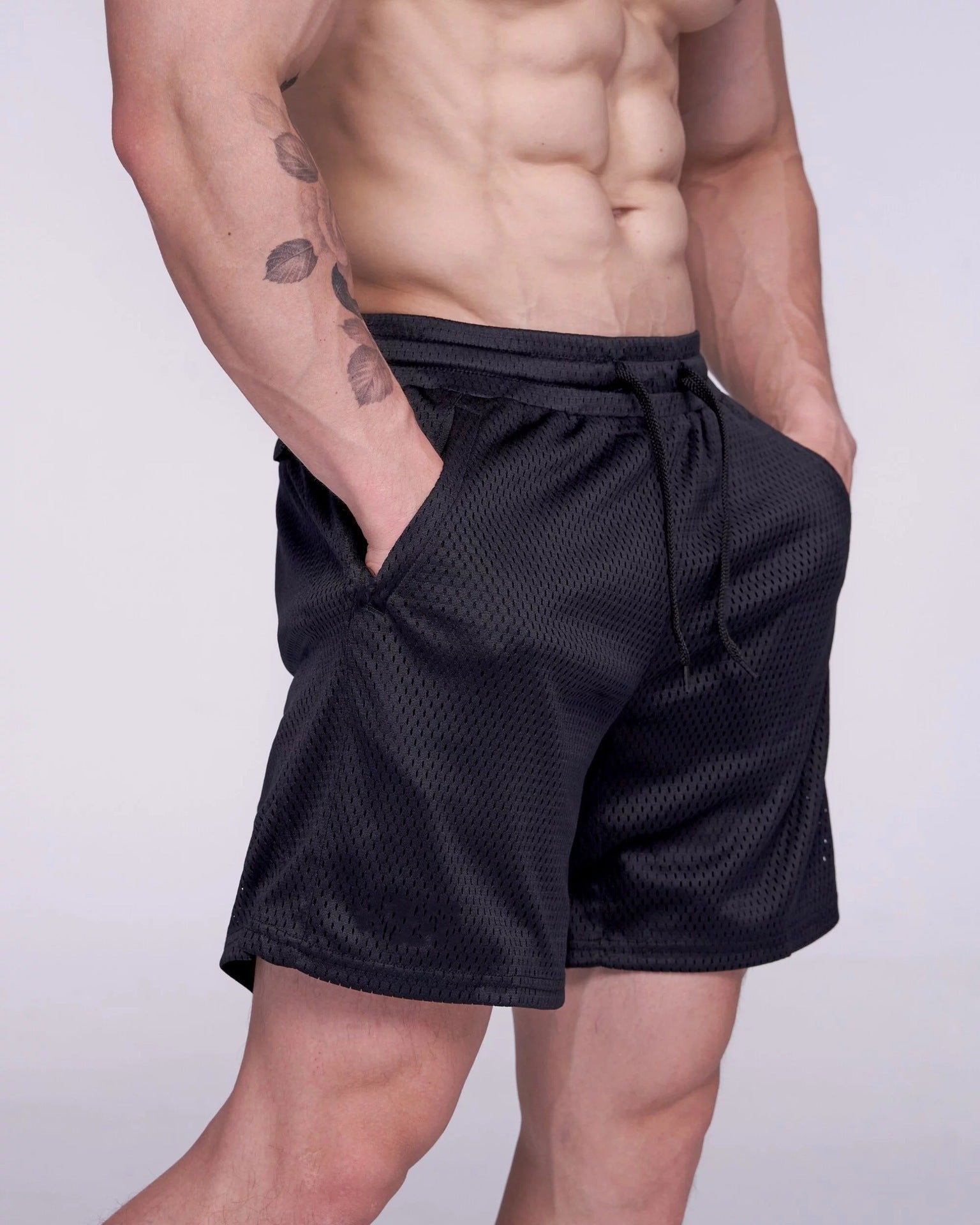 Shorts Mesh Men Black