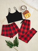 Suspender Shorts Trousers Three-Piece Fashion