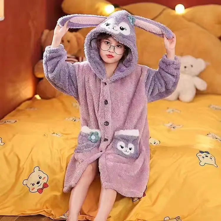 Kuromi Cinnamoroll Kids Pajamas D 130 120-130CM