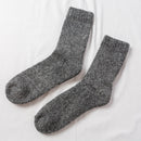 Men's Cashmere Thickened Cashmere Socks Mens Dark Grey One size