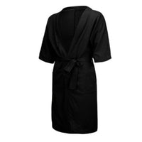 Bathrobe Bath Robe Dressing Gown Loungewear Sleepwear Black