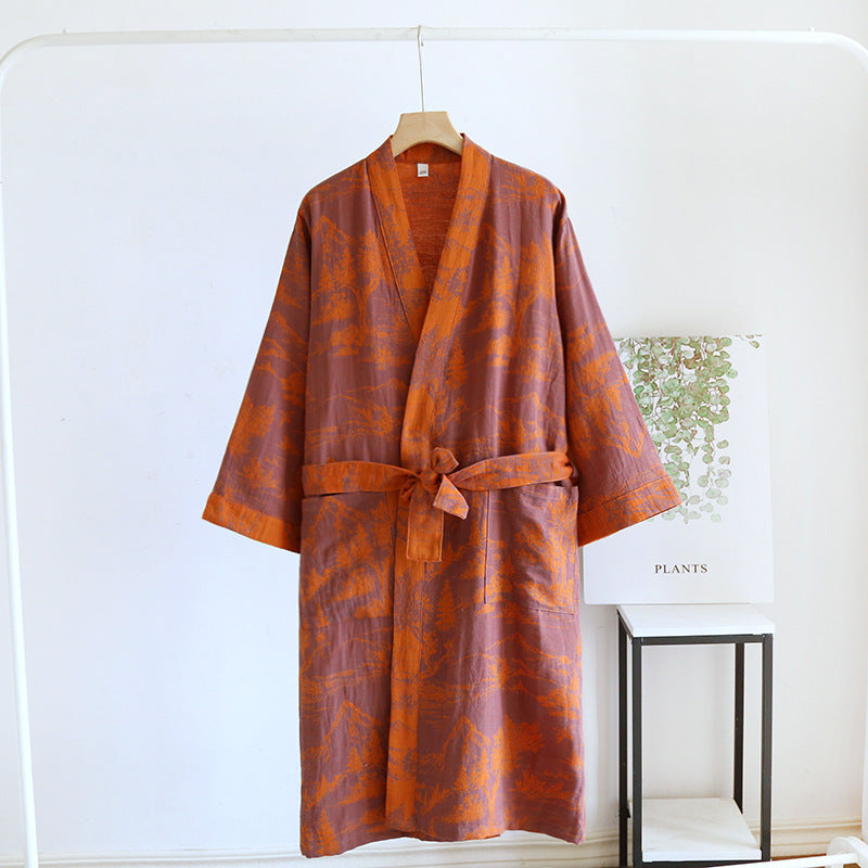 Cotton Loose Bathrobe