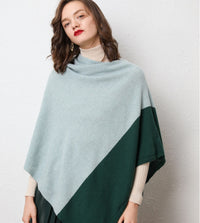 Pure cashmere knitted shawl