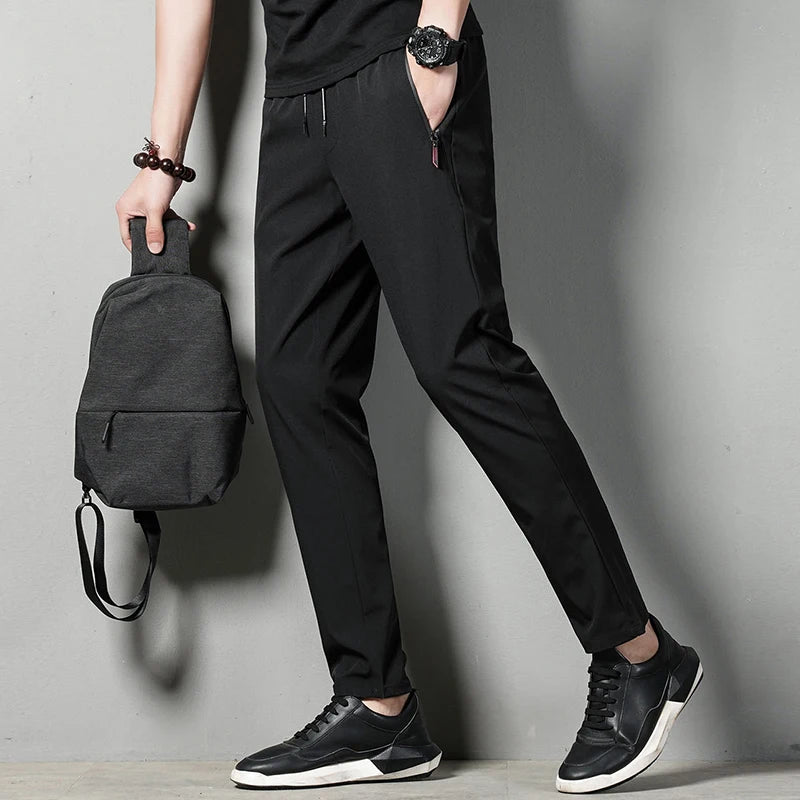 men's casual pants slim fit